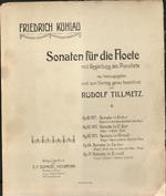 Sonaten für die Floete : mit Begleitung des Pianoforte / Op. 71, Sonate in E moll.
